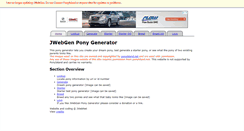 Desktop Screenshot of jwebgen.com
